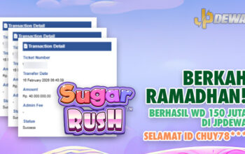 Berkah Ramadhan! Berhasil WD 150 Juta di JPDEWA, Selamat ID Chuy78***