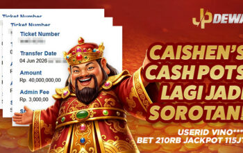 BET 210 RIBU BERUBAH JADI 115 JUTA! USERID VINO**** BUKTIKAN CAISHEN’S CASH POTS MASIH BISA KASIH KEJUTAN BESAR